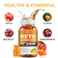 60Pcs Keto Gummies Ketone Fat Burner Bear Gummy With Apple Vinegar Cider Ketogenic