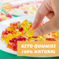 60Pcs Keto Gummies Ketone Fat Burner Bear Gummy With Apple Vinegar Cider Ketogenic