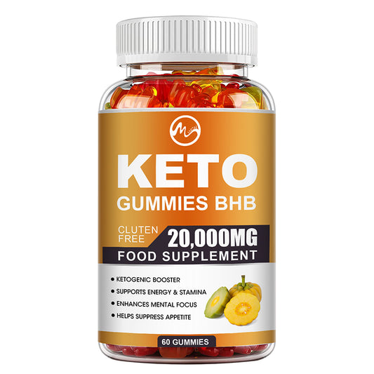60Pcs Keto Gummies Ketone Fat Burner Bear Gummy With Apple Vinegar Cider Ketogenic
